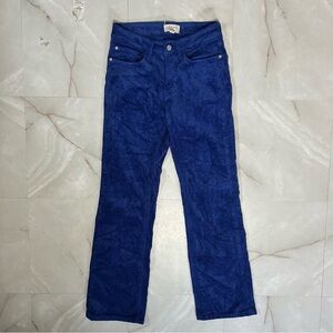 Anthropologie Pilcro & The Letterpress Blue Corduroy Pants Size 25.